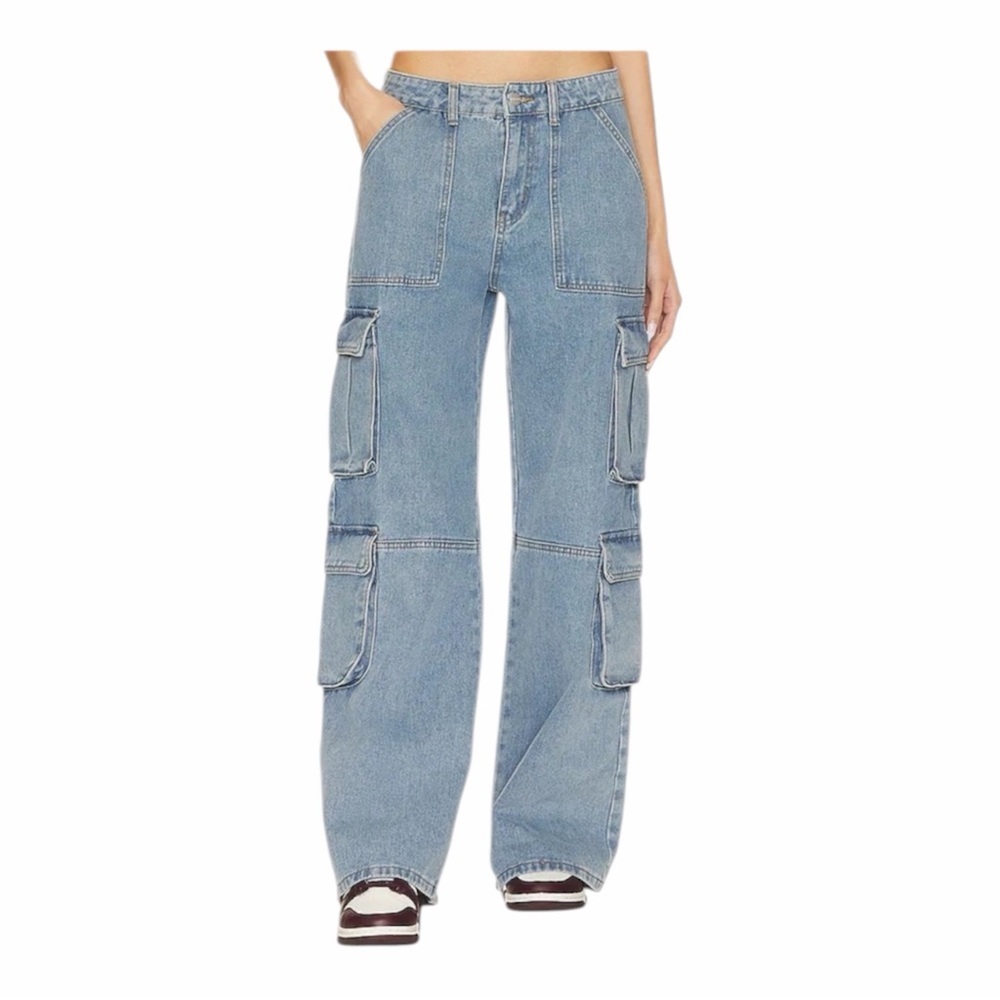 Superdown Kali Cargo‎ Jean Mid Blue Wash